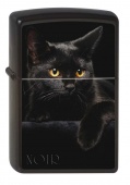 Зажигалка ZIPPO Чёрная кошка, с покрытием Black Matte (218 CAT)