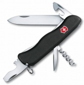 Нож перочинный Victorinox Nomad (0.8353.3) 111мм 11функций черный
