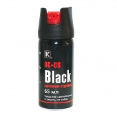 Газовый перцовый баллончик "Black" (аэроз.-струйный), 65 мл. (OC+CS)