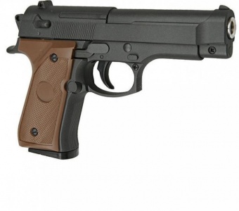 Пистолет страйкбольный пружинный Galaxy G.22/ 6мм (Аналог: Beretta92)