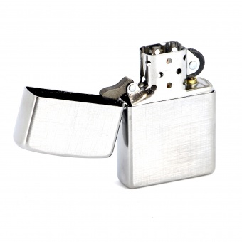 Зажигалка ZIPPO Classic с покрытием Brushed Chrome (28181)
