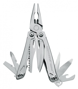 Мультитул Leatherman SIDEKICK 97мм 14функций серебристый карт.коробка