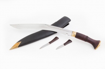 Кукри Nepal Khukuri House Sirupate 15" сталь, рукоять латунь и дерево