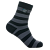 Носки ВОДОНЕПРОНИЦАЕМЫЕ Dexshell Ultralite Bamboo Black grey stripe | размер M (39-42)