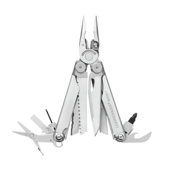Мультитул Leatherman WAVE PLUS (832524) 17функций, серебристый