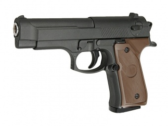Пистолет страйкбольный пружинный Galaxy G.22/ 6мм (Аналог: Beretta92)