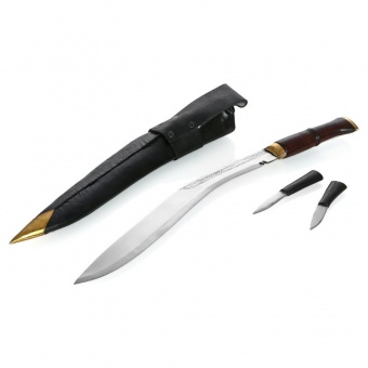 Кукри Nepal Khukuri House Sirupate 15" сталь, рукоять латунь и дерево