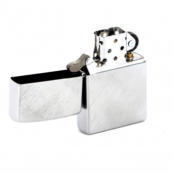 Зажигалка ZIPPO Classic с покрытием Brushed Chrome (28182)