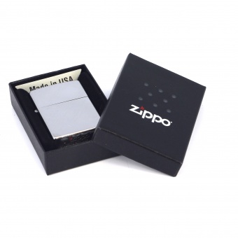 Зажигалка ZIPPO Classic с покрытием Brushed Chrome (28182)