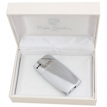 Зажигалка Pierre Cardin MF-154-02 газовая пьезо, сплав цинка (покрытие хромированное с гравировкой)