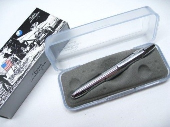 Космическая ручка CHROME BULLET Space Pen с клипсой