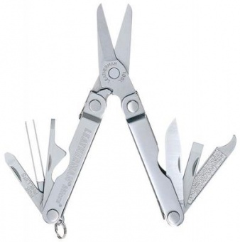 Мультитул Leatherman MICRA (64010082N) 65мм 10 функций серебристый