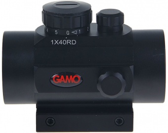 Коллиматорный прицел Gamo 1x40 RD на Weaver